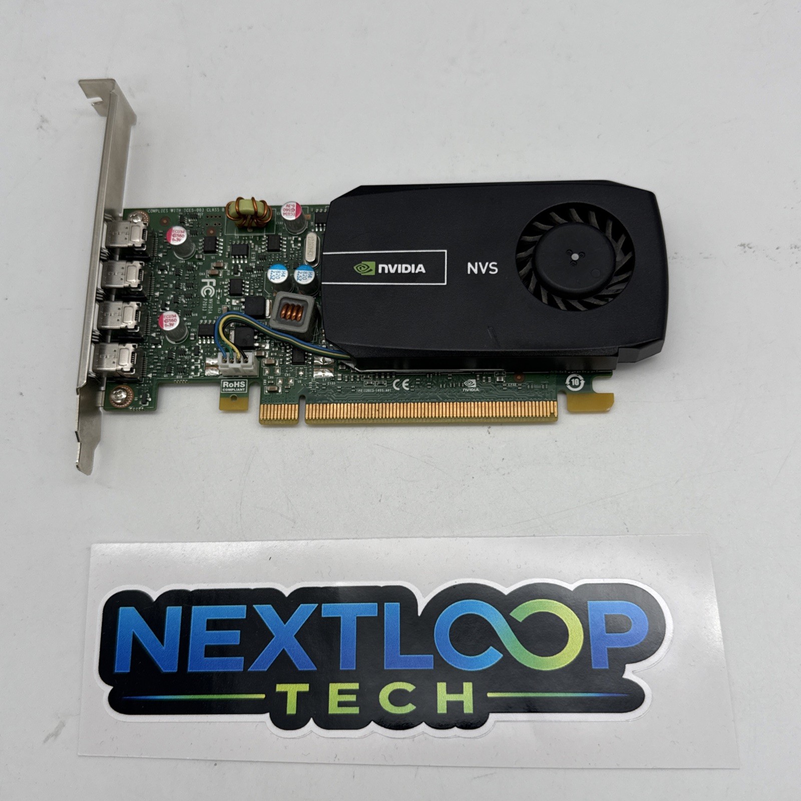 Nvidia NVS 510 2GB PCI-E Video Graphics Card 4X Mini DisplayPort (L75)
