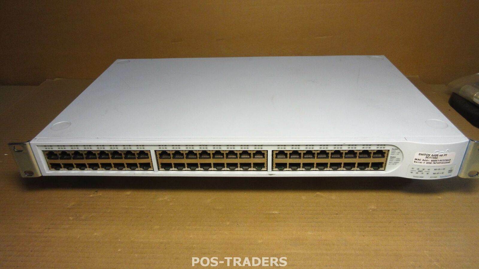 3com 3C17204 SuperStack 4400 48Port Network Switch INCL 1X 3C17224 1X 3C17220