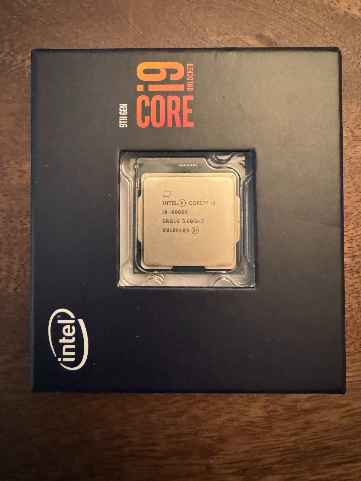 Intel Core i9-9900K SRG19 3.60GHz 8-Core  CPU processor 