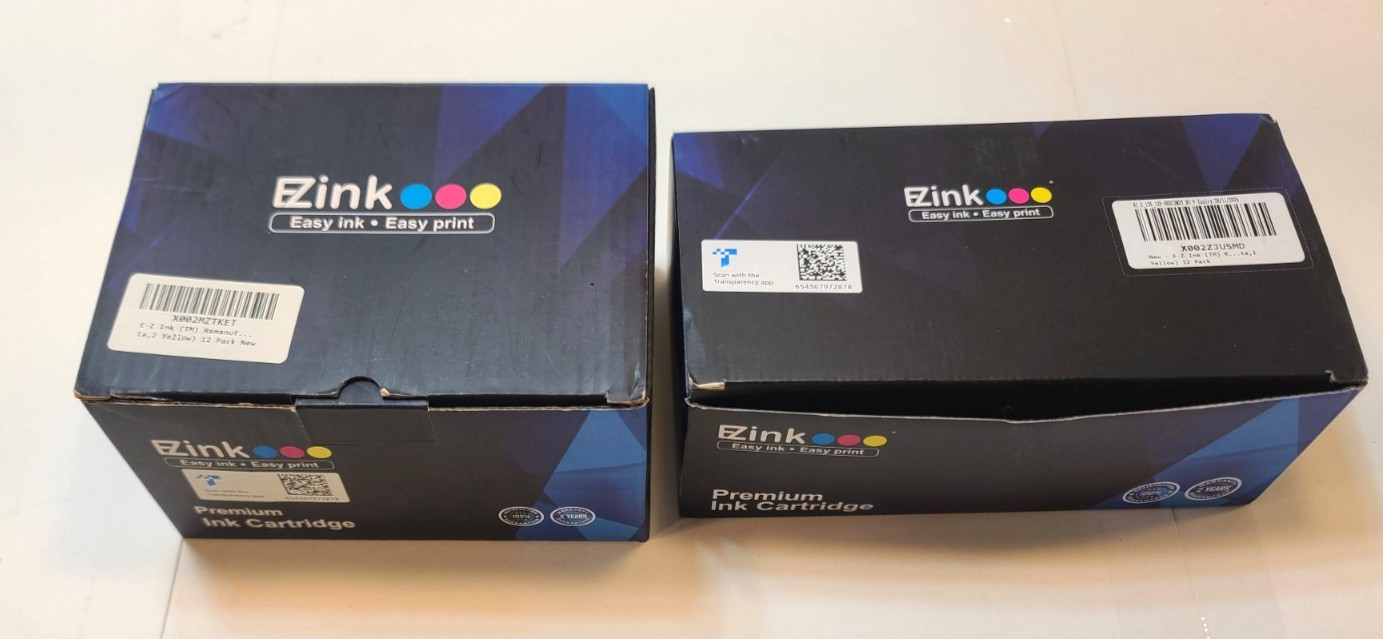 EZ Ink 126 Compatible Ink Cartridges – Multi-Color, New in Box, Value Lot