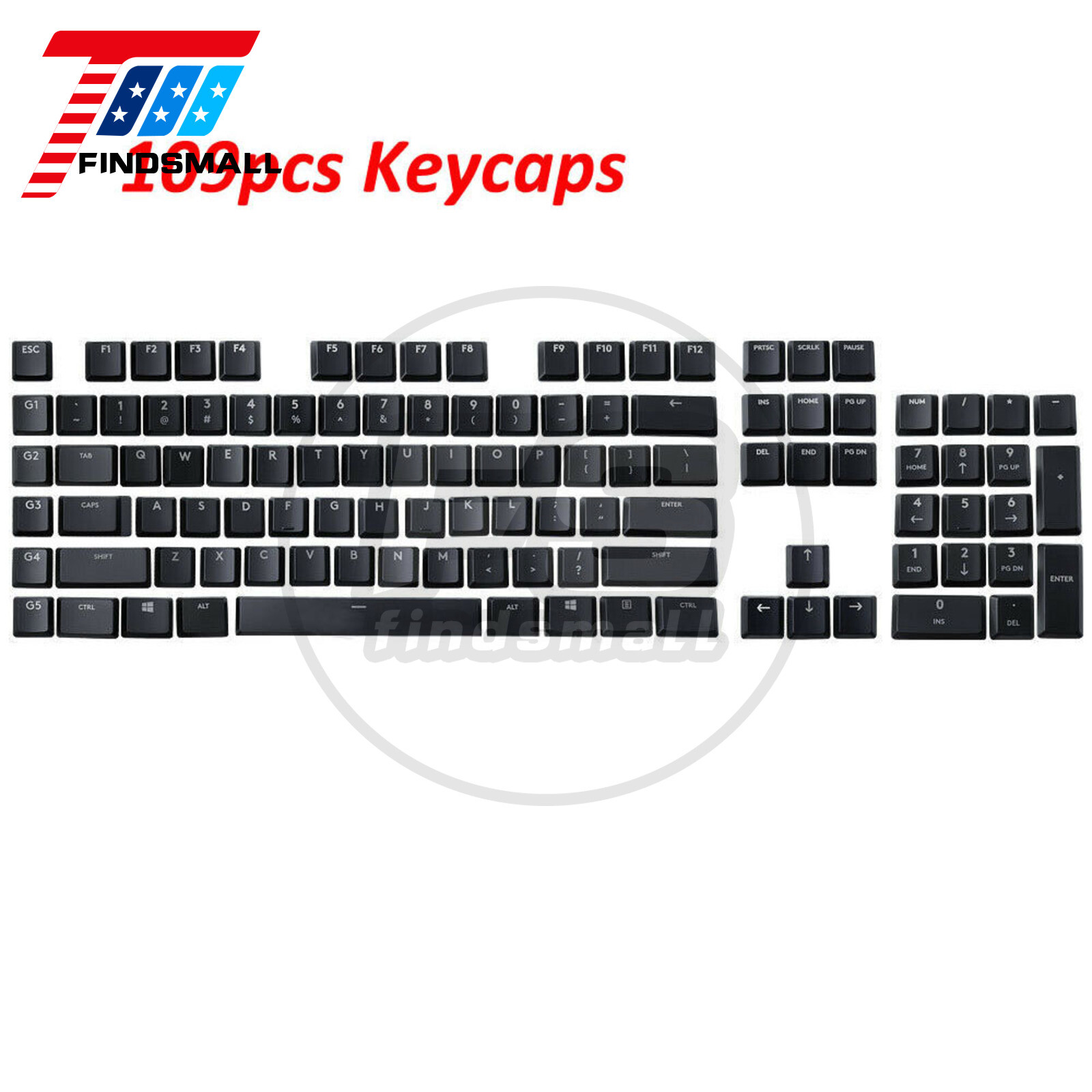 1 set 109pcs Key Caps for Logitech G915 G913 G815 G813 RGB Keyboard Keycaps