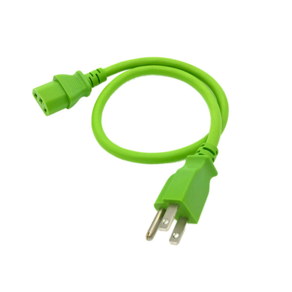 Green 2FT New SONY PLAYSTATION 3 PS3 1st Gen Power Cord Short AC Cable Line Plug