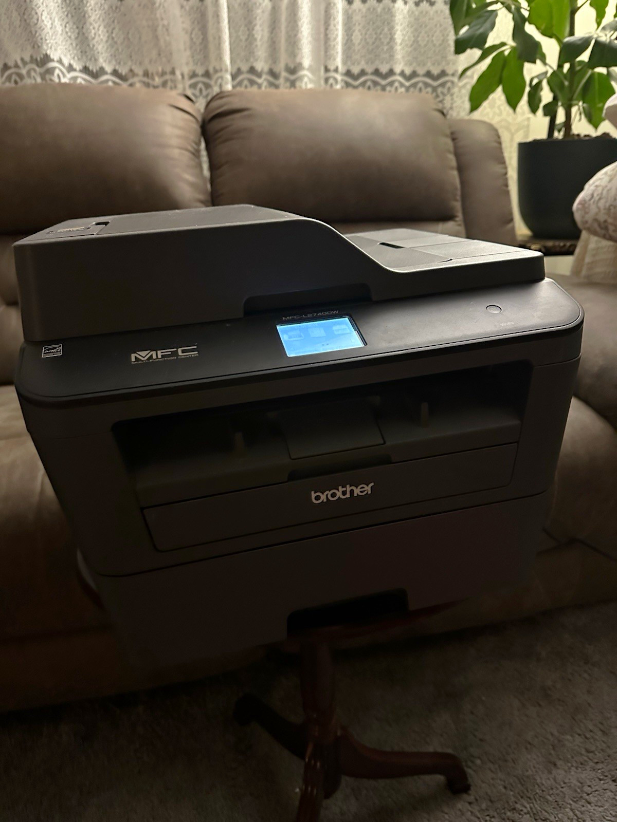 Brother MFC-L2740DW B&W Laser All-in-One Printer Scanner Copier Fax Wireless