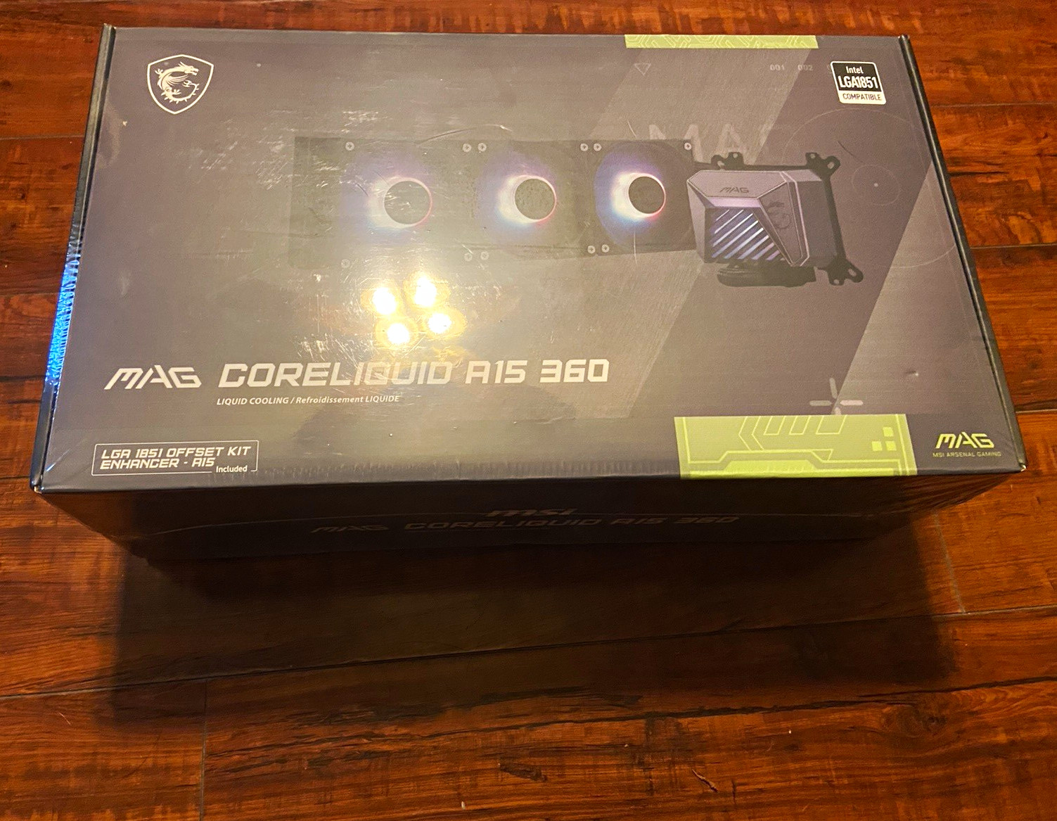 MSI MAG CORELIQUID A15 360 360mm AIO Liquid CPU Cooler RGB 