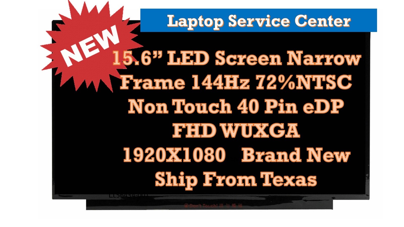 New Acer AspireLCD Screen Display Panel KL.15603.F06, KL.15603.F07, KL.15603.006