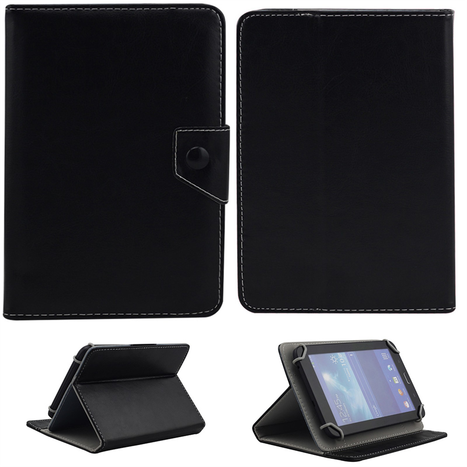 Protective Case Sleeve For Android Tablets 7" 8" 10" Folio Leather Case Cover