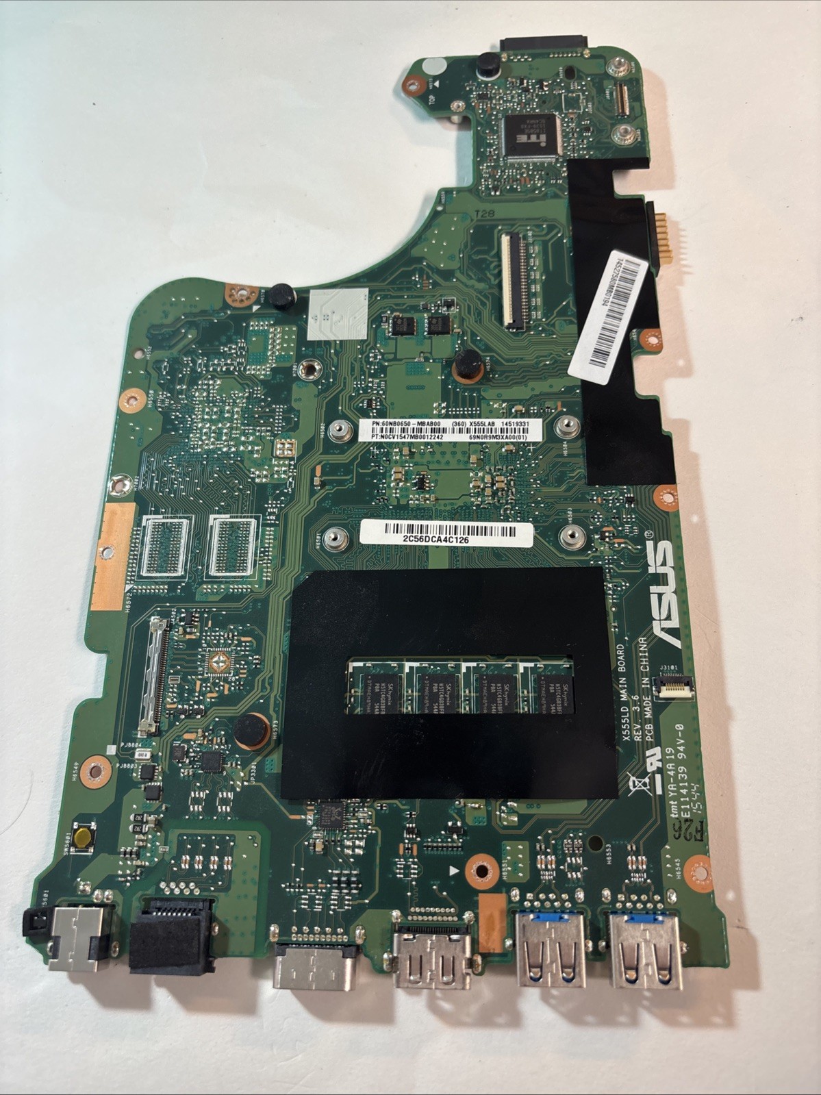 Asus X555L 60NB0650-MBAB00 Main System Motherboard i3 Laptop @MB265