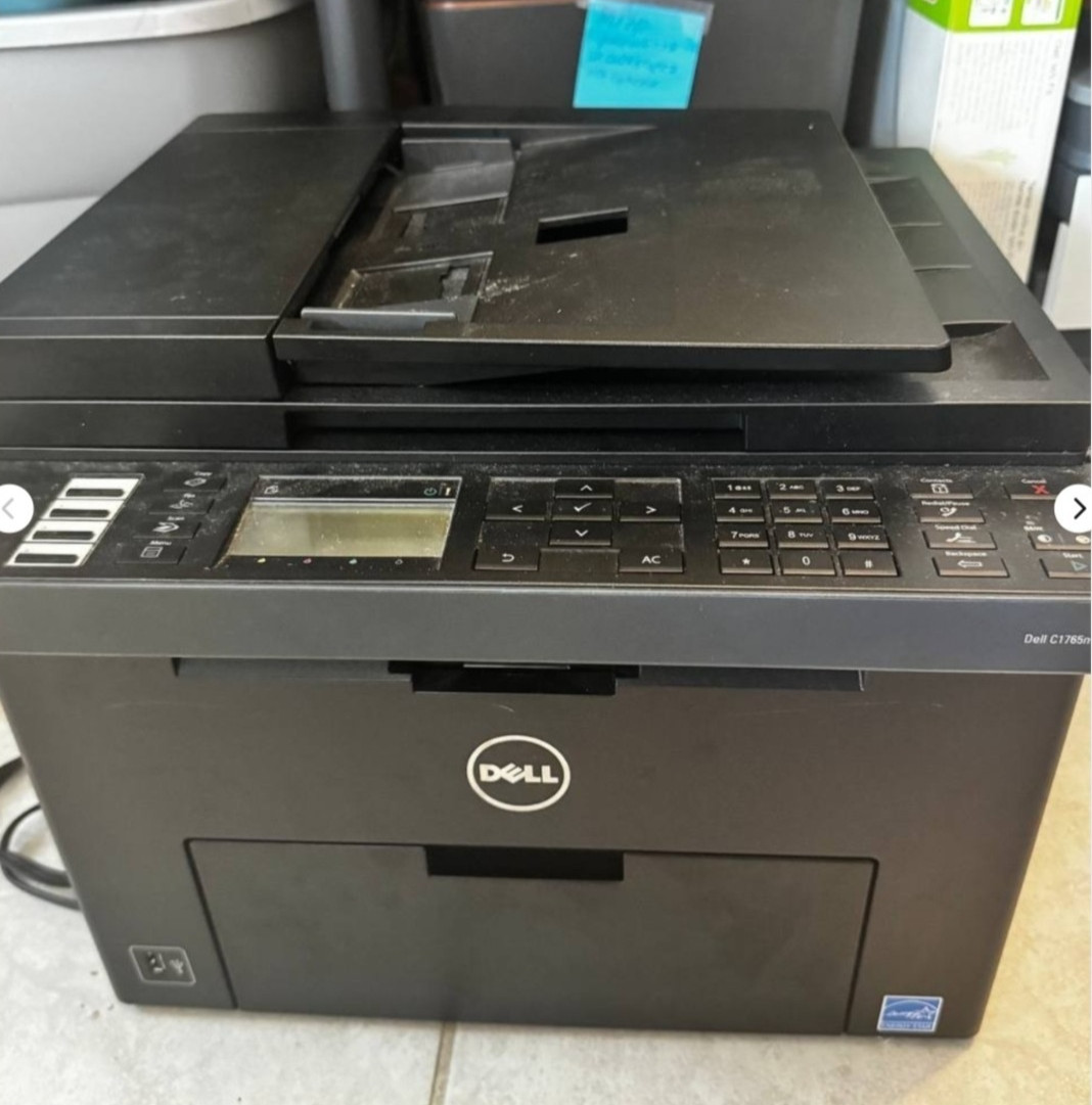 Dell C1765nfw All-In-One Multifunction LED Laser Printer FULLY LOADED & WORKS