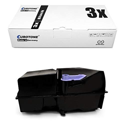 Eurotone 3-Pack Compatible Toner Cartridge For Kyocera TK825K Black