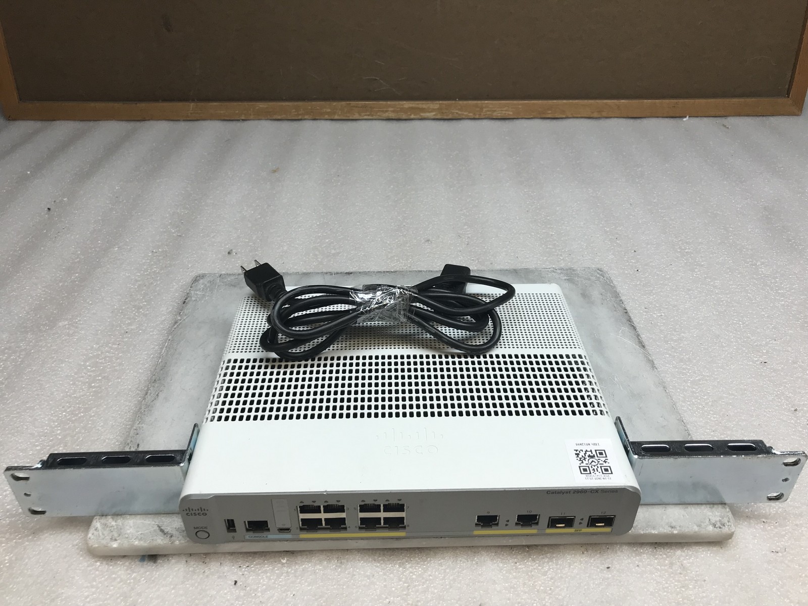 Cisco Catalyst WS-C2960CX-8TC-L 8-Port Gigabit Managed Switch w/ Rack Ears