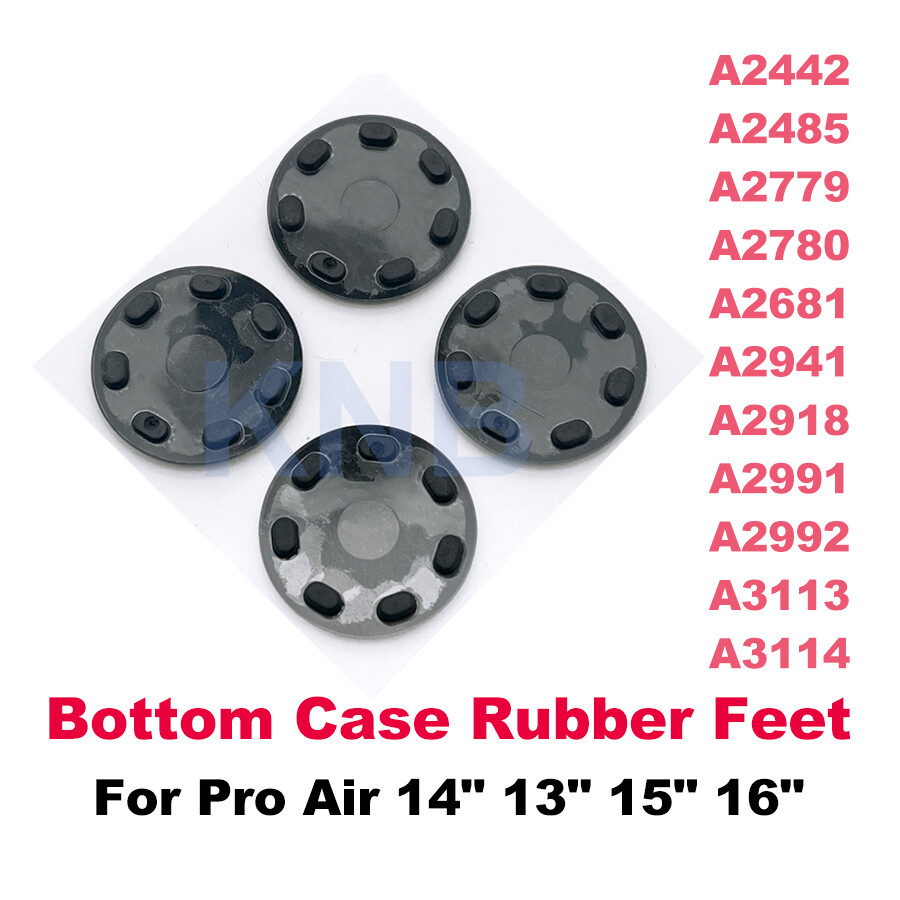 4pcs/set New Bottom Case Rubber Feet For Macbook Pro Air A2442 A2485 2021-2023