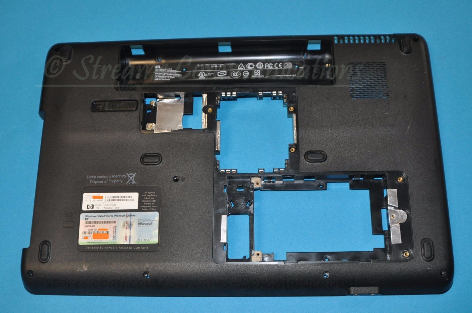 OEM Laptop Bottom Case (Base Enclosure) for HP G60 Notebook Series