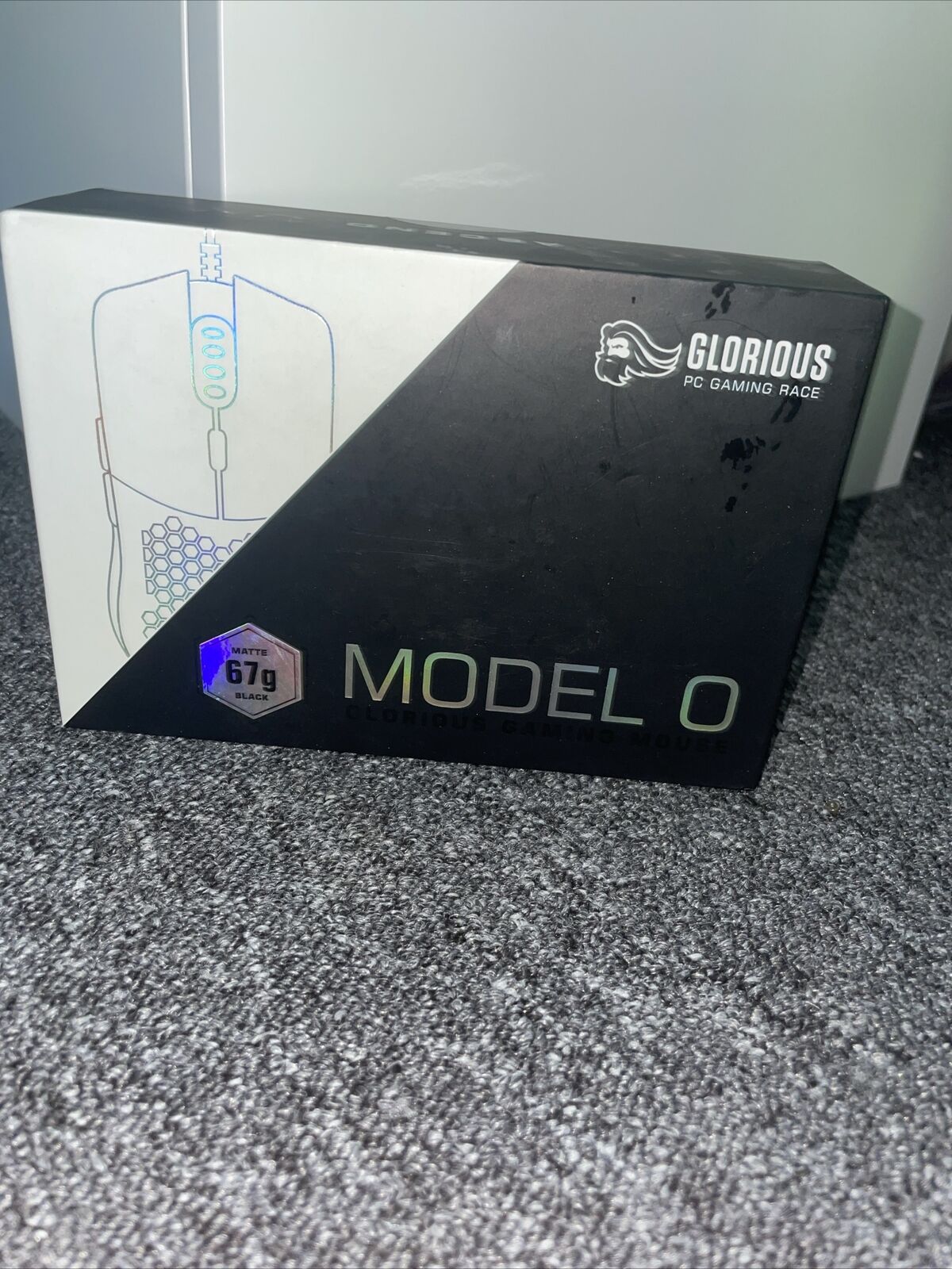 Glorious PC Gaming Race GO-BLACK 12000 DPI RGB Led Gaming Mouse - Black