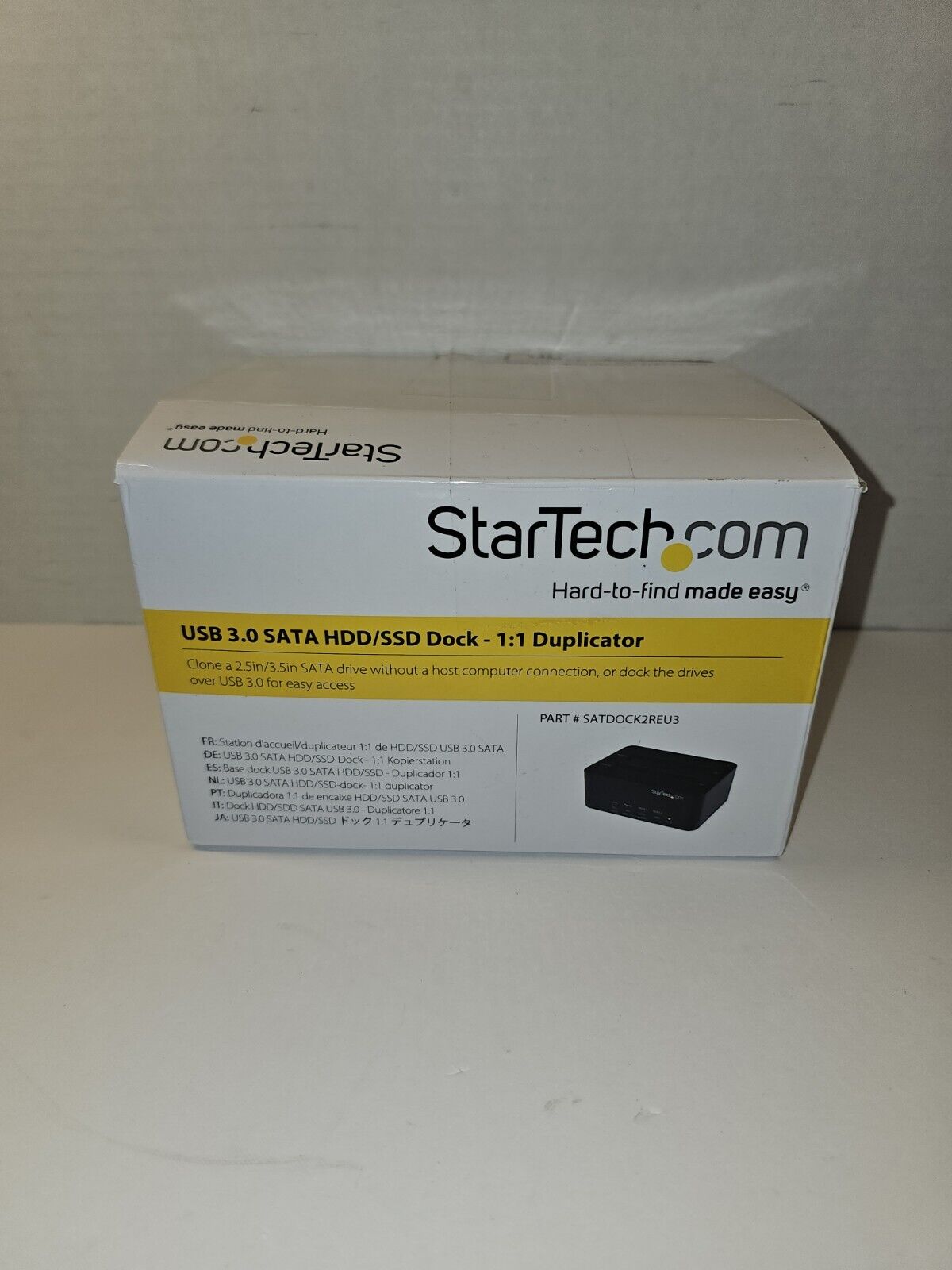StarTech.com Dual Bay Hard Drive Duplicator and Eraser, External Standalone