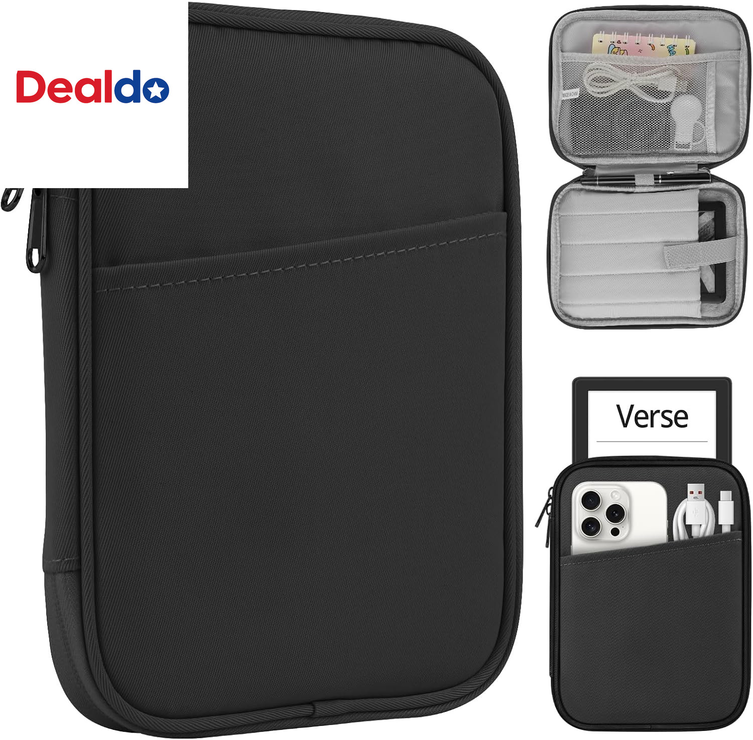 Universal Sleeve Bag for 7-8 Inch Tablet Fire HD 8/Fire HD 8 plus Compatible Ipa