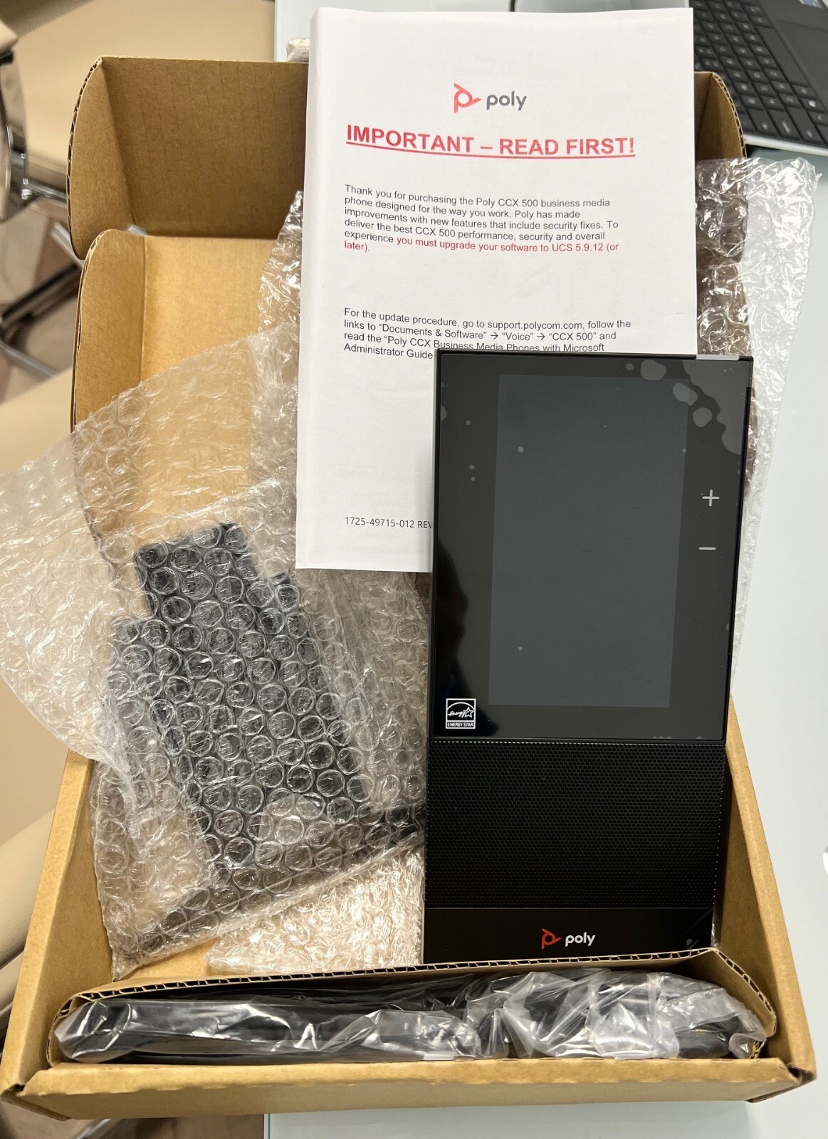 Poly Polycom CCX 500 Microsoft Teams Phone-No Handset 2200-49710-019