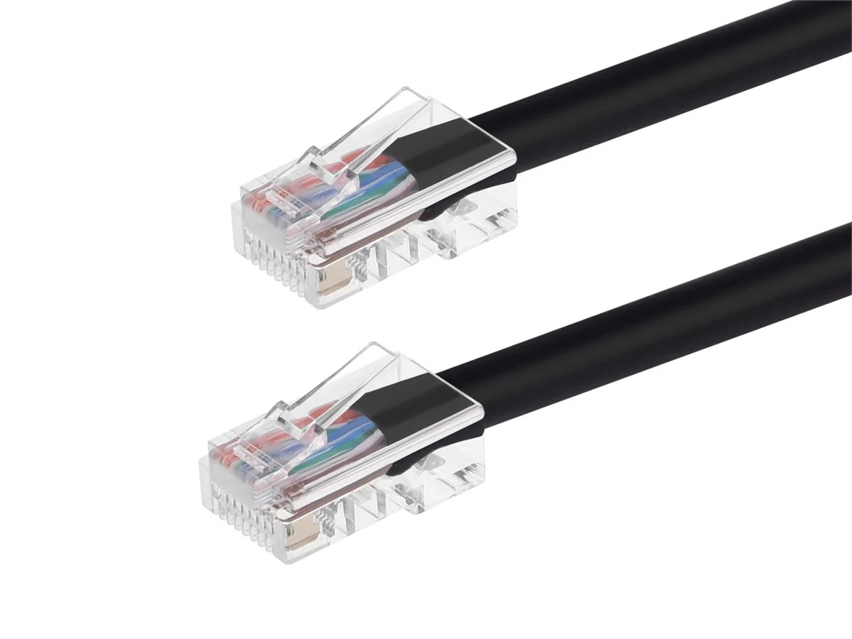 Monoprice Cat5e Ethernet Patch Cable - 10ft - Black, RJ45, 350Mhz, UTP, 24AWG