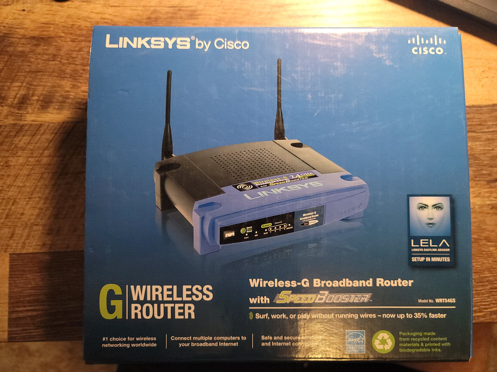 Linksys WRT54GS 54 Mbps 4-Port 10/100 Wireless G Router