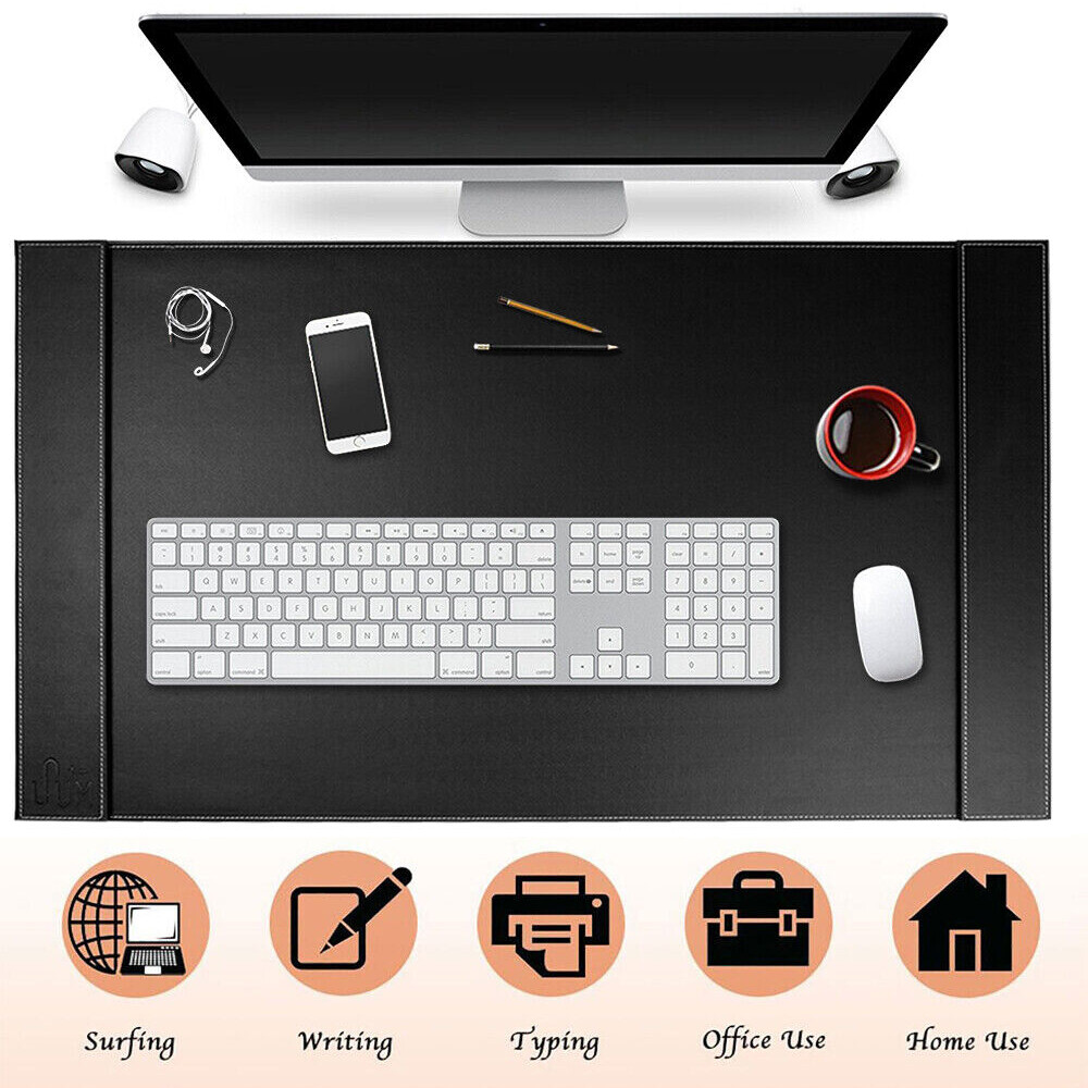 34" x 20" SUM Life Edge-locke Smooth Office Home Large Desk Pad Gaming Mouse Mat
