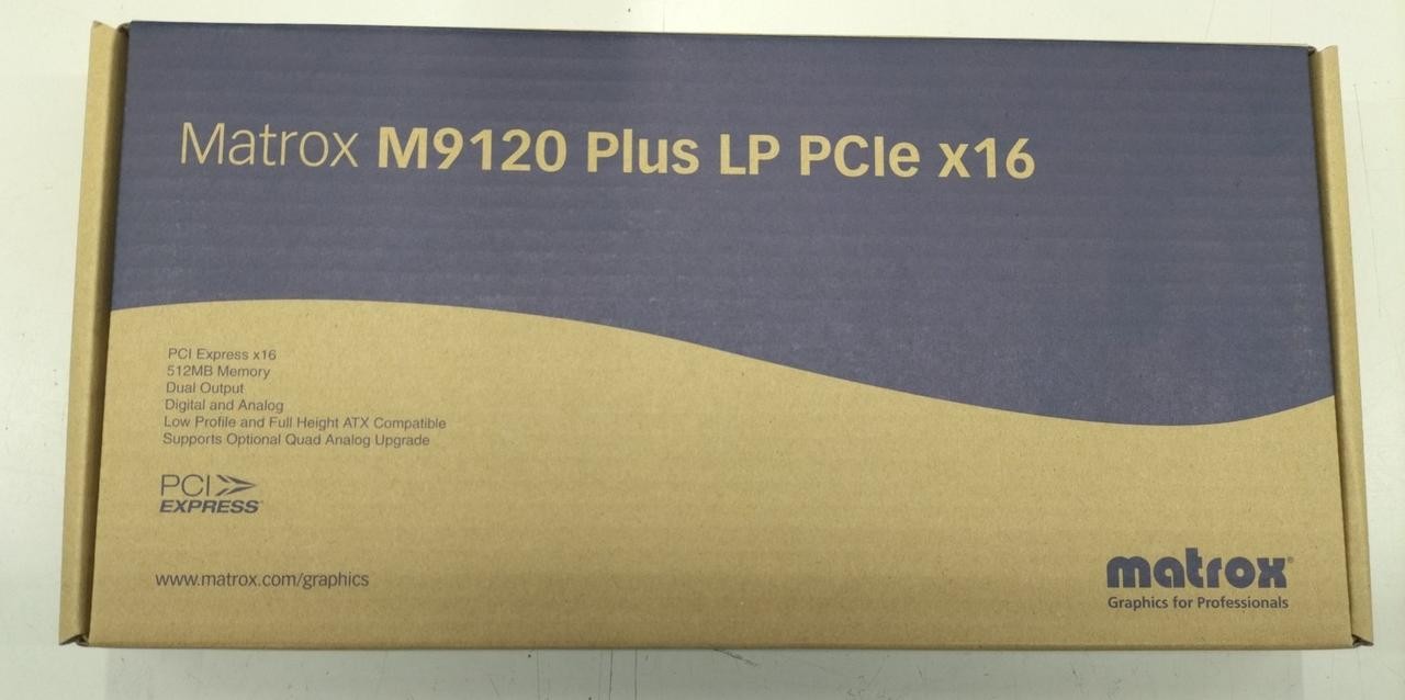 MATROX M9120/512PEX16/LP (Unopened) Graphics Card