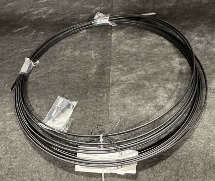 Corning 50FT 1F Toneable ROC TDRP PUSHLOK Fiber Drop Cable OptiTap Converter Kit
