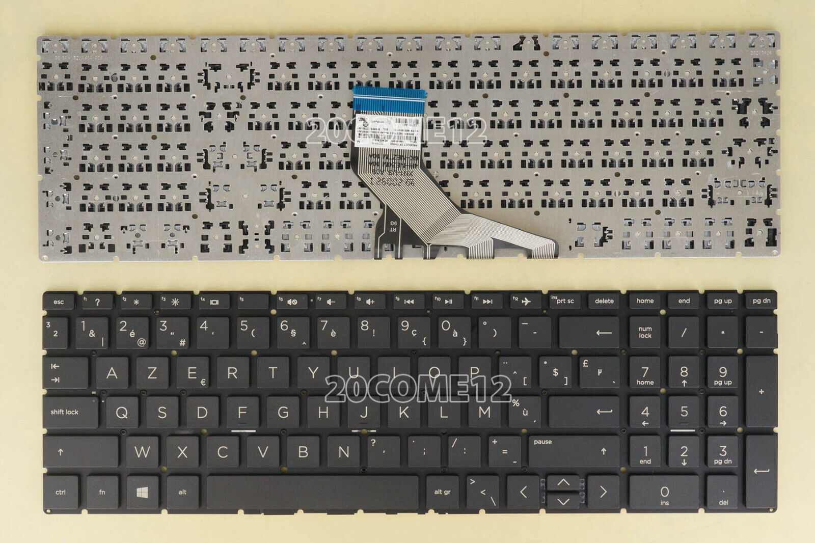 New For HP home 15-da 15-da1000 15t-da2000 Series Keyboard German Tastatur black