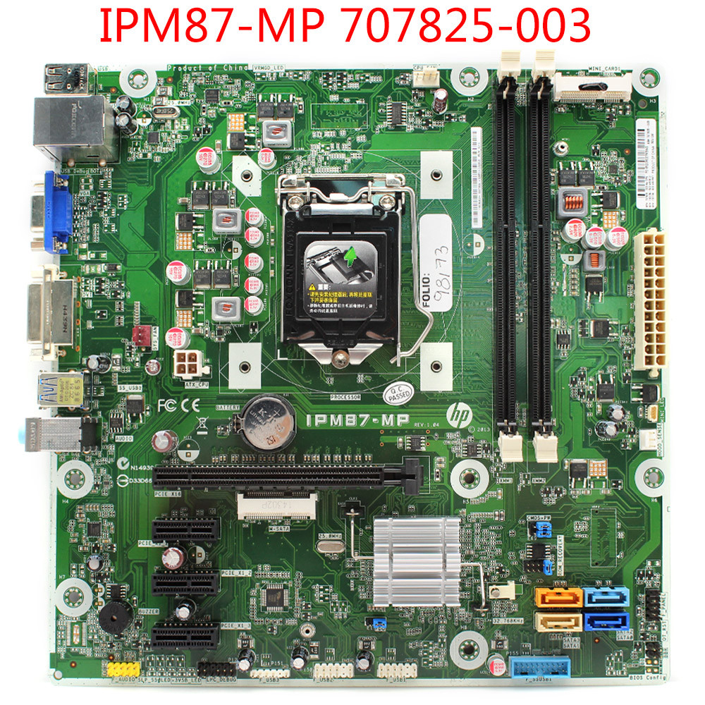 FOR HP MEMPHIS-S IPM87-MP Desktop Motherboard 732239-503 732239-603 707825-003