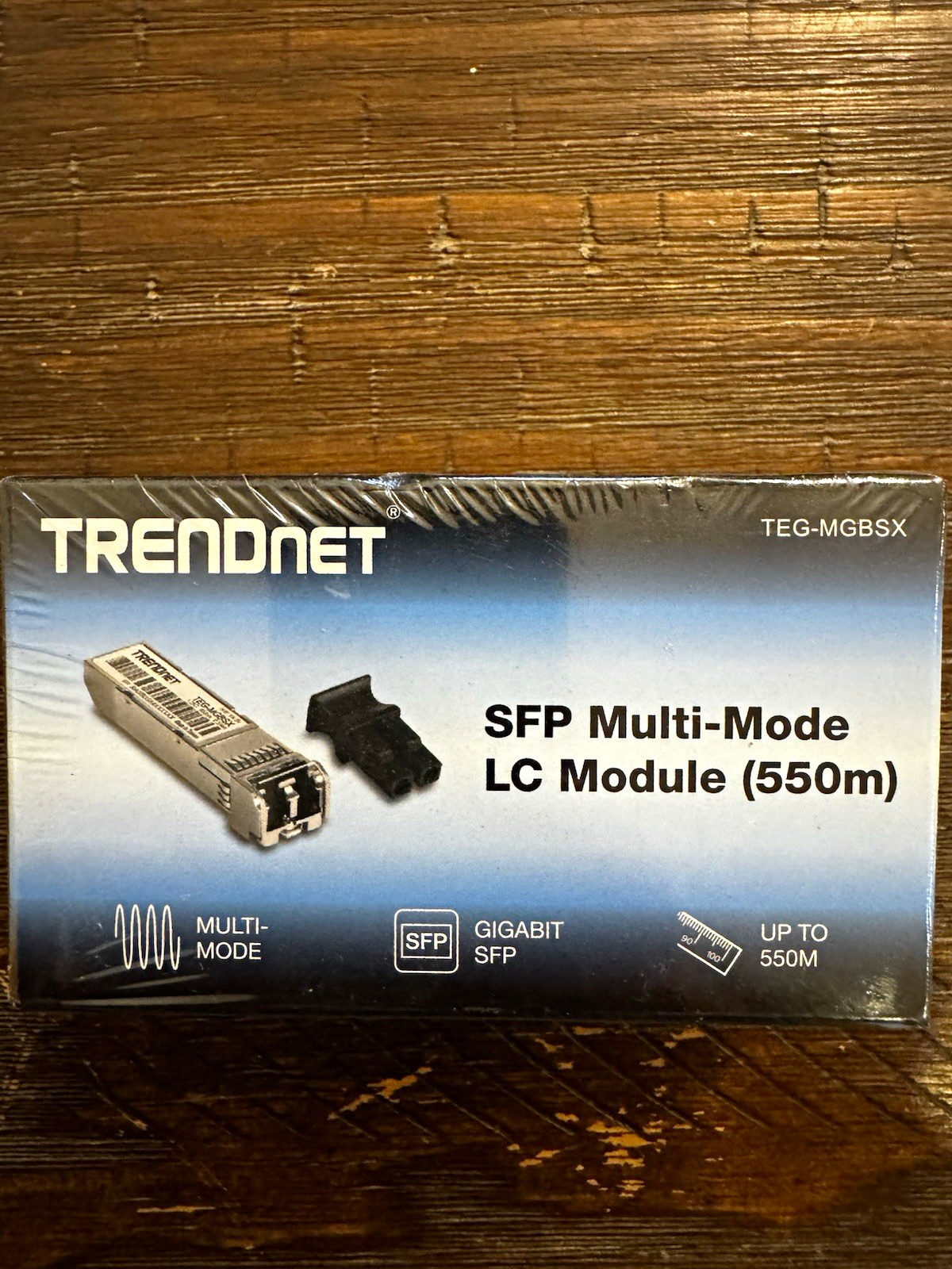 TRENDnet TEG-MGBSX Gigabit SFP Transceiver Module, Multi-Mode LC, 1G