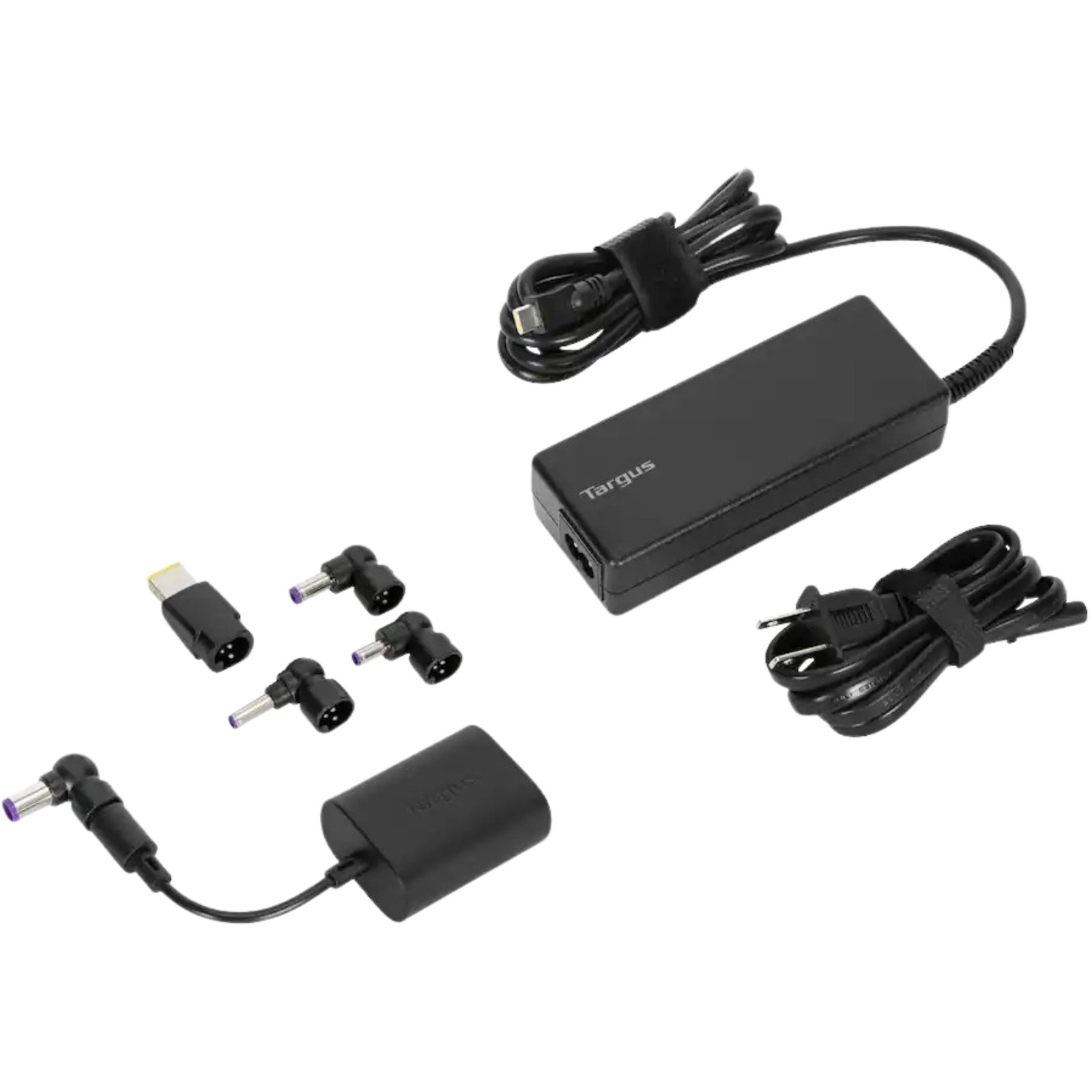 Targus Universal Laptop Charger 4.5A USB-C – Open Box – Complete Set