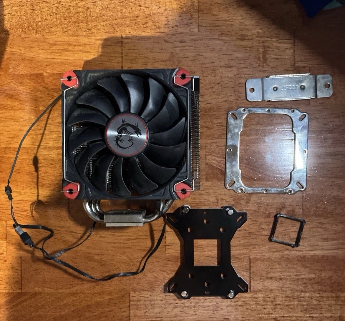 MSI Core Frozr L CPU Fan Nickel-Plated Copper Base for AMD Ryzen AM4