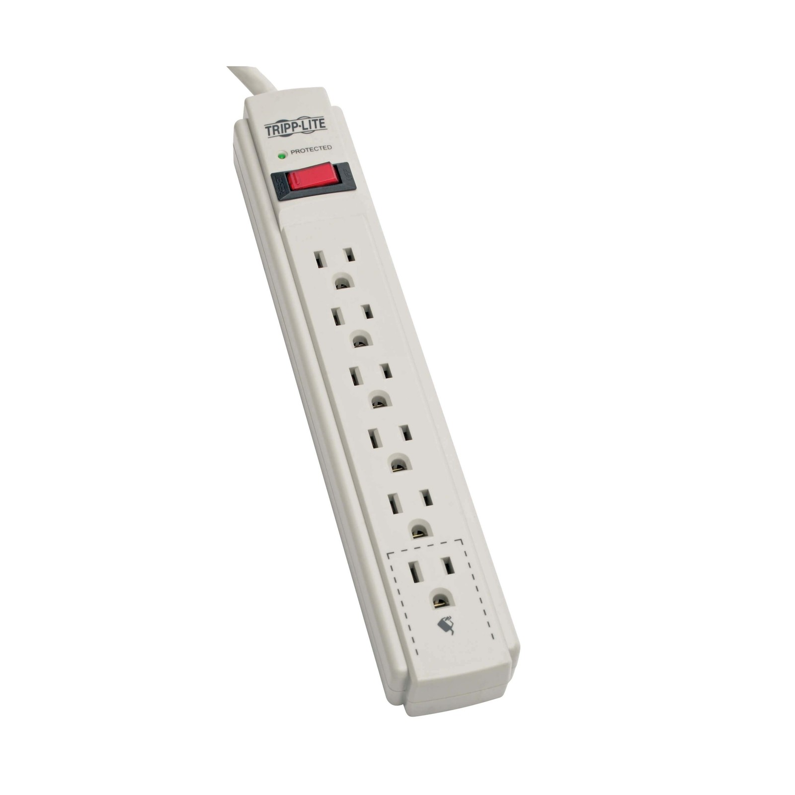 Tripp Lite TLP604 4Ft. 6-Outlet Surge Suppressor Standard 4ft Cord ... Fast Ship