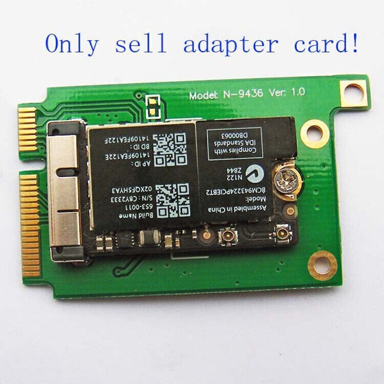 Mini PCI-E Adapter for BCM94331CD BCM943224PCIEBT2 BCM94360CD BCM94331CSAXModule