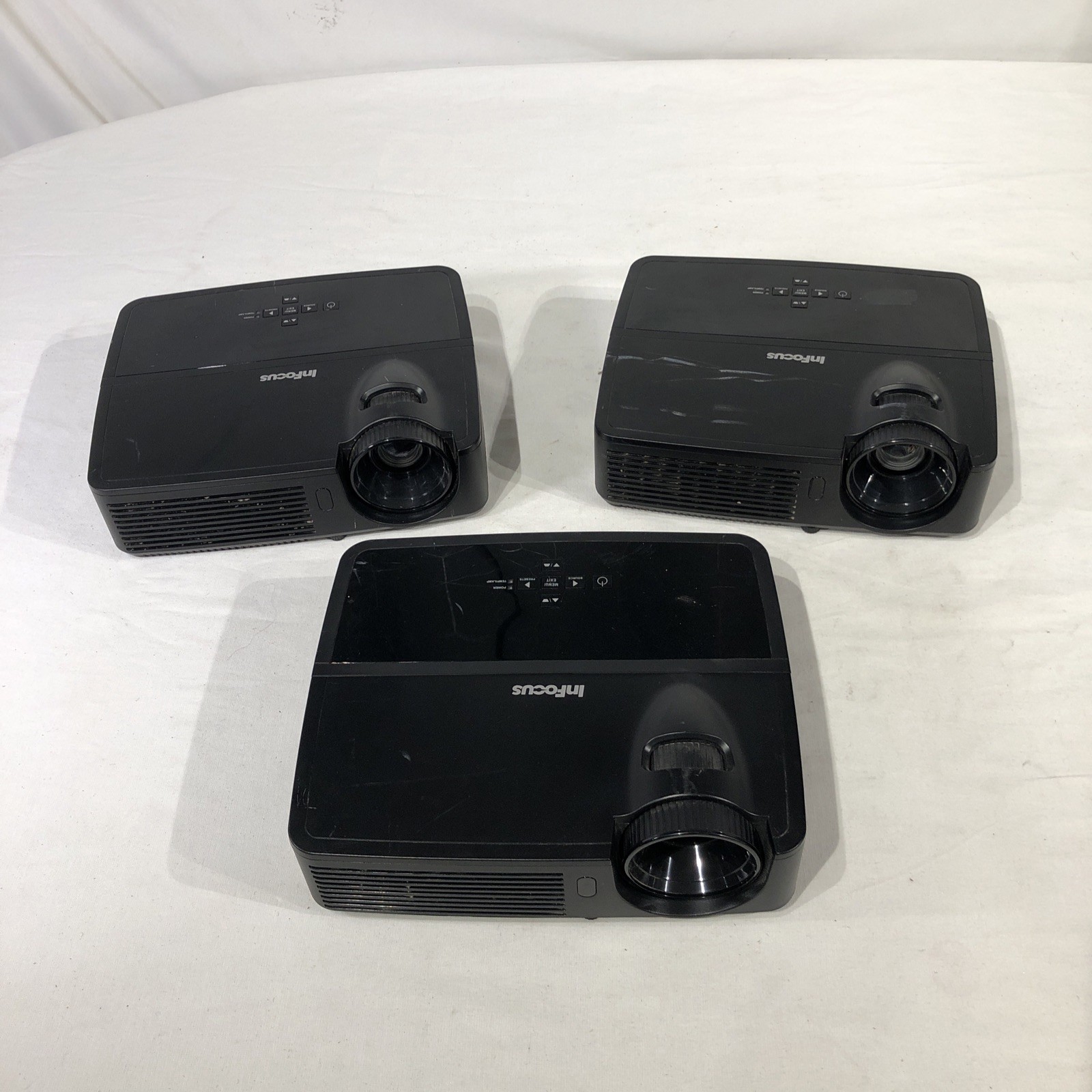 InFocus IN114 Projector & Power Cables Included Tested~ Lot of 3