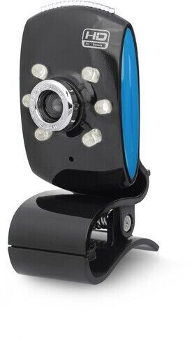 WB Digital Innovations 32343 Chat Cam Web Cam - High Definition -Lights (Black)