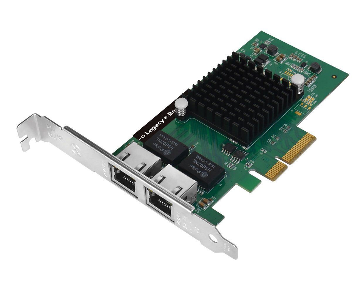 SIIG Dual-Port Gigabit Ethernet PCIe 4-Lane Card - I350-T2 (lb-ge0014-s1)