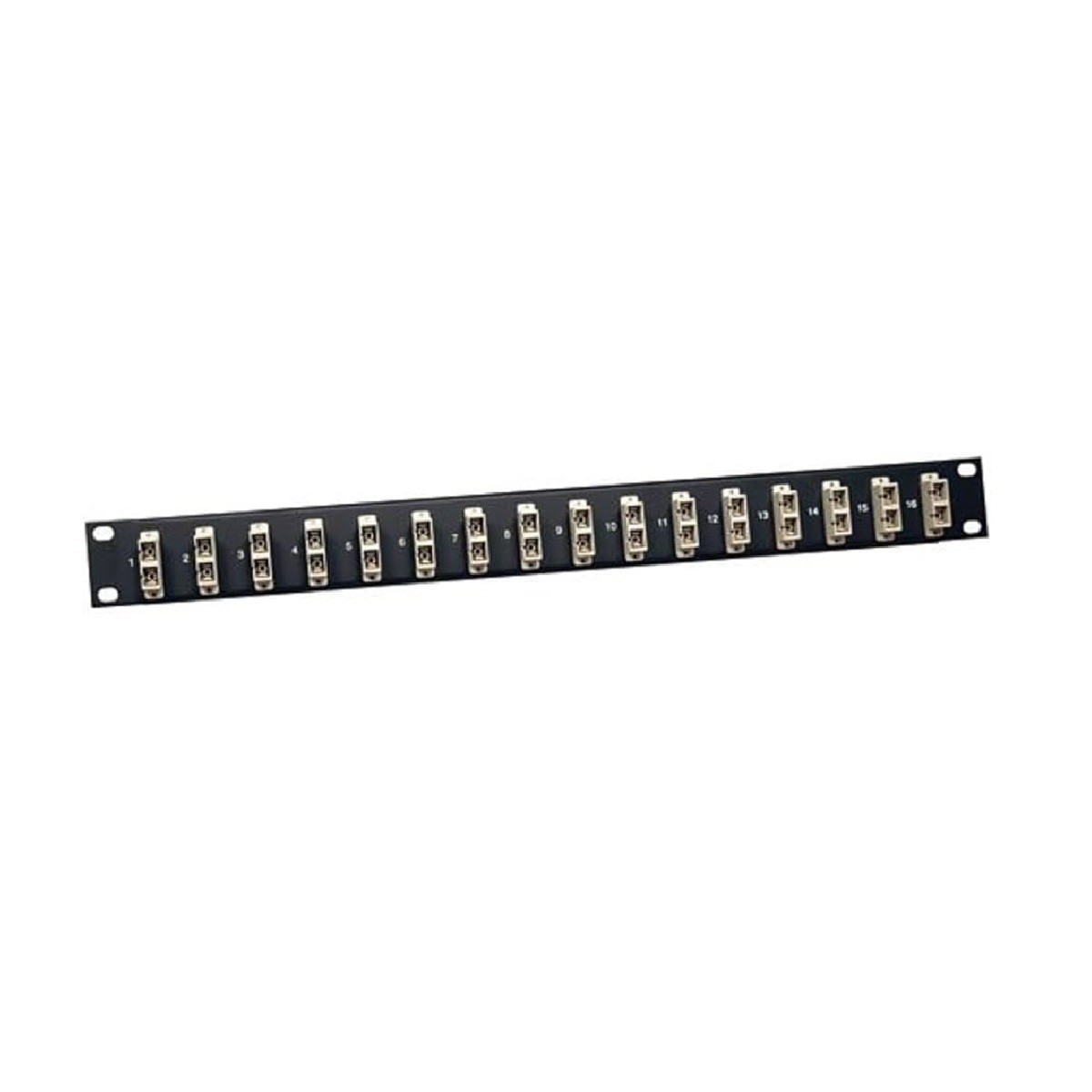 Tripp Lite N490-016-SCSC 16-Port Fiber Patch Panel, 1U (SC/SC), Multimode or