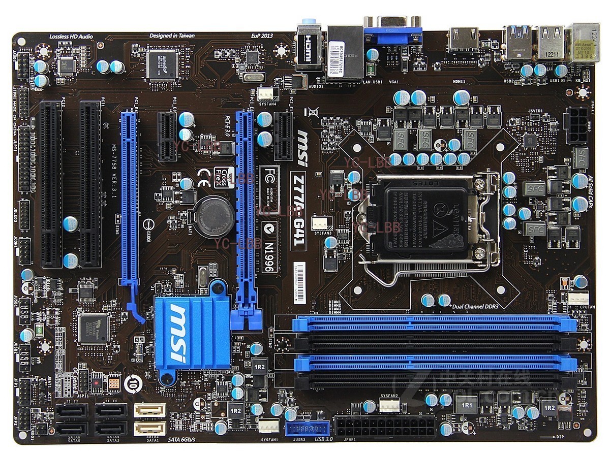MSI Z77A-G41 Motherboard Intel Z77 DDR3 LGA 1155 ATX w/ IO Shield