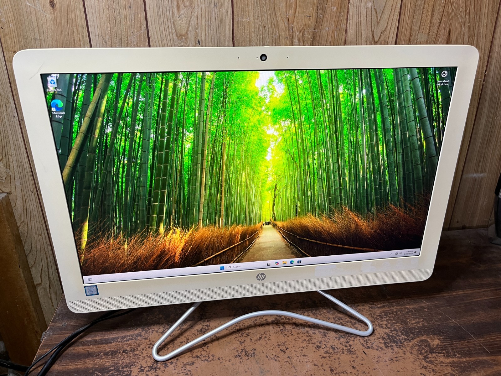 HP HP 24-e040 All-in-One 24" FHD Windows 11 Computer i3 CPU 8GB 1TB DVD Webcam