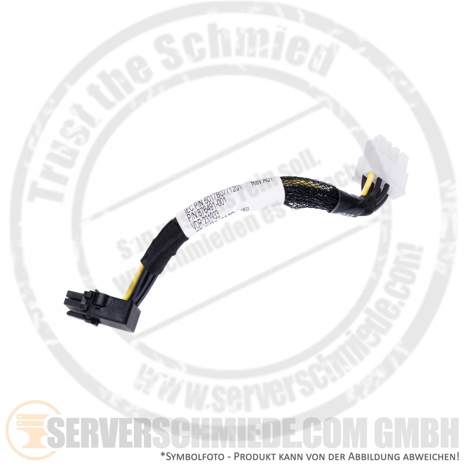 HP ML350 Gen10 8-Pin to 8-Pin Power Cable SAS HDD Backplane 876491-001 für 8x S