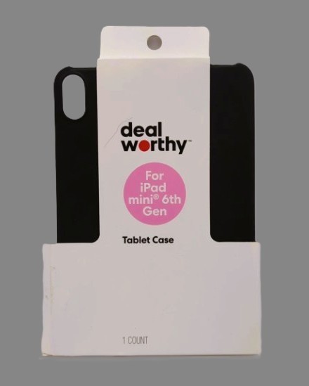 Deal worthy Table case iPad mini 6th Gen black and 7th gen