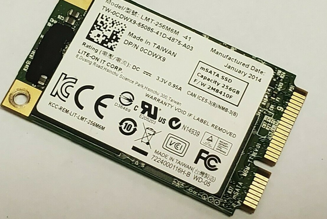 LITE-ON IT 256GB LMT-256M6M  Solid State Drive Dell CDWX9