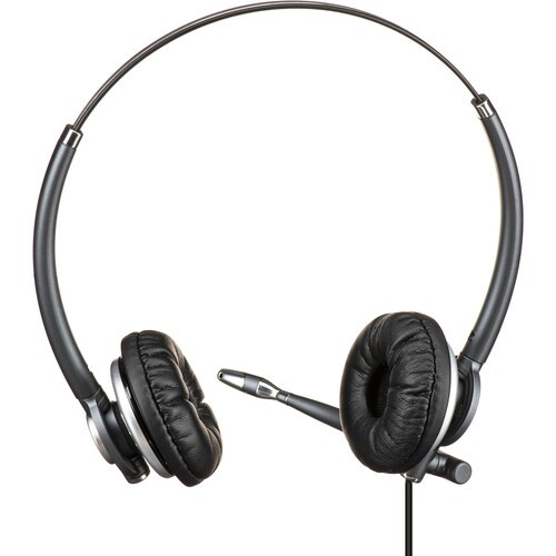 Poly HW720 EncorePro Stereo Headset QD Wired Boom Mic Black 805H6AA 78714-101