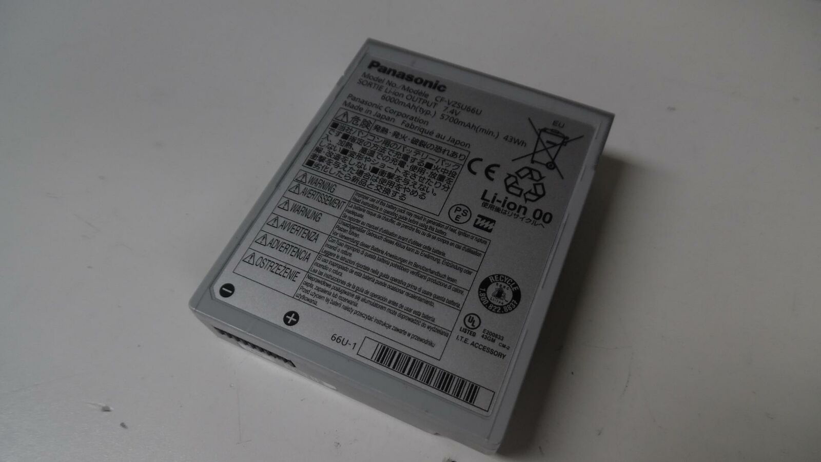 Original Panasonic CF-VZSU66U Battery 50% health Charge