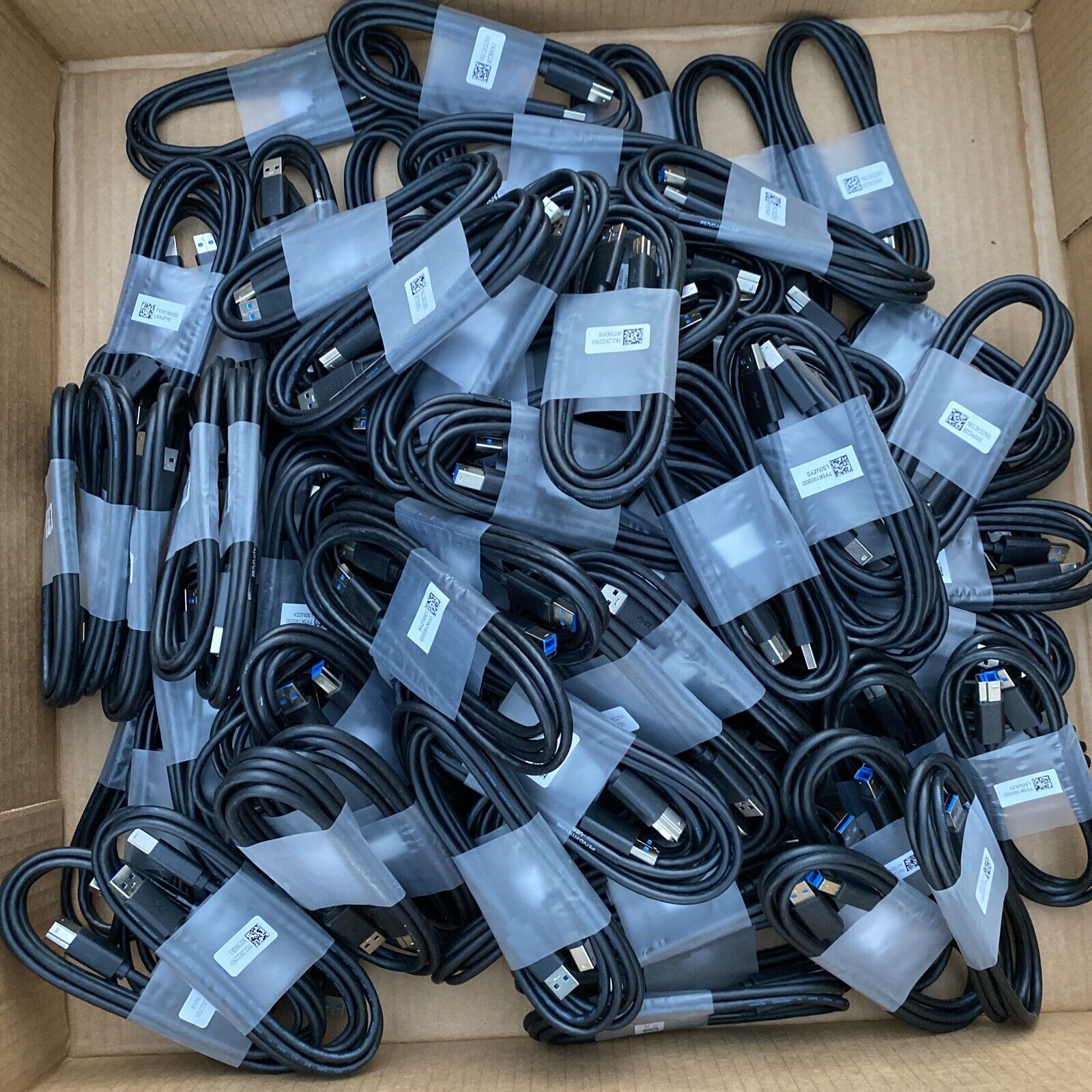 Lot Of 100 Dell 6ft USB 3.0 Type A to Type B OEM Cable 5KL2E22501