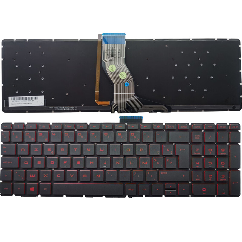 Belgium French Keyboard HP Pavilion 17-W 17-w104ns 17-w200ns 17-w201ns TPN-Q174