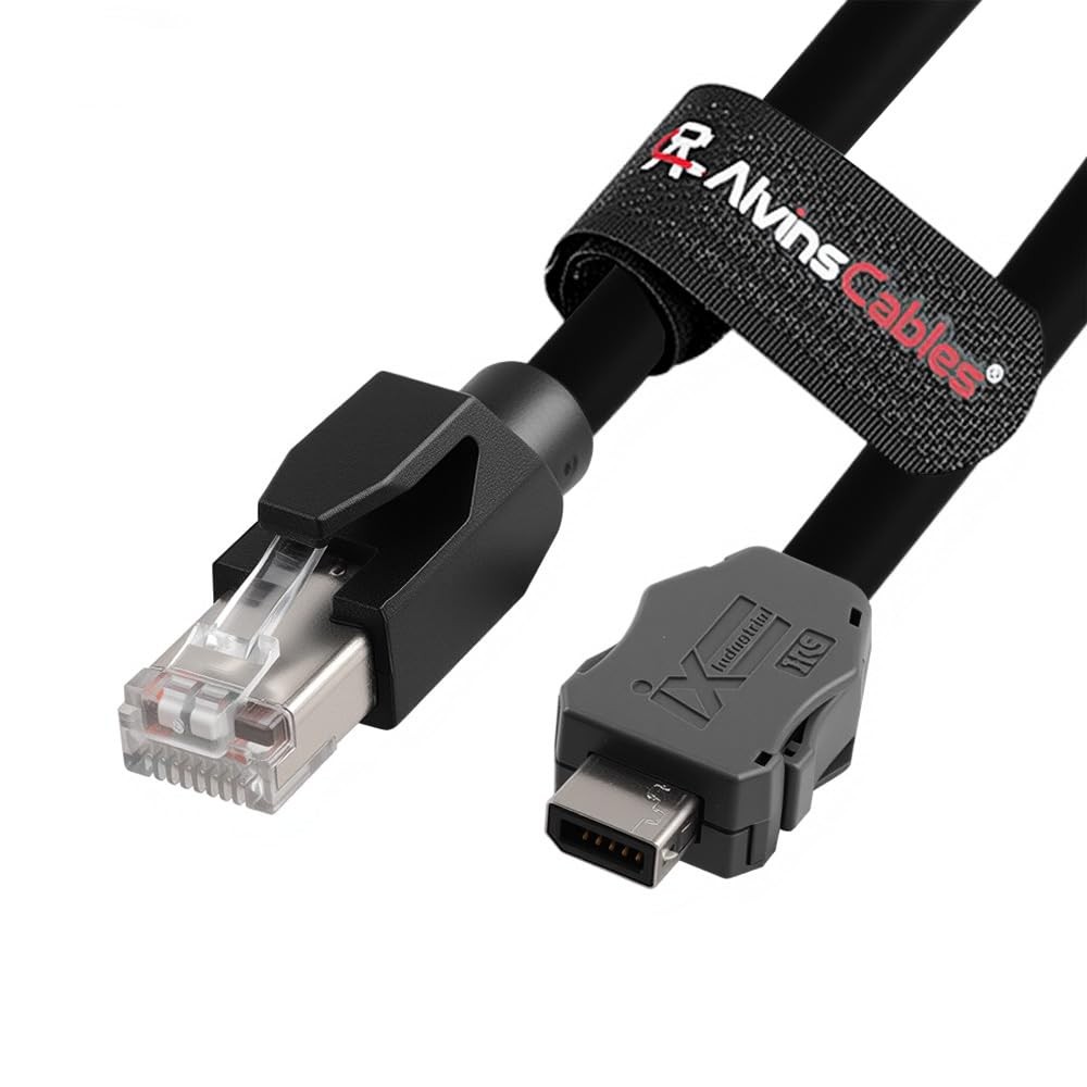 20in IX Industrial Cable IX30G-A-10S-CV(7.0) A Key RJ45 for PLC Machine Vision