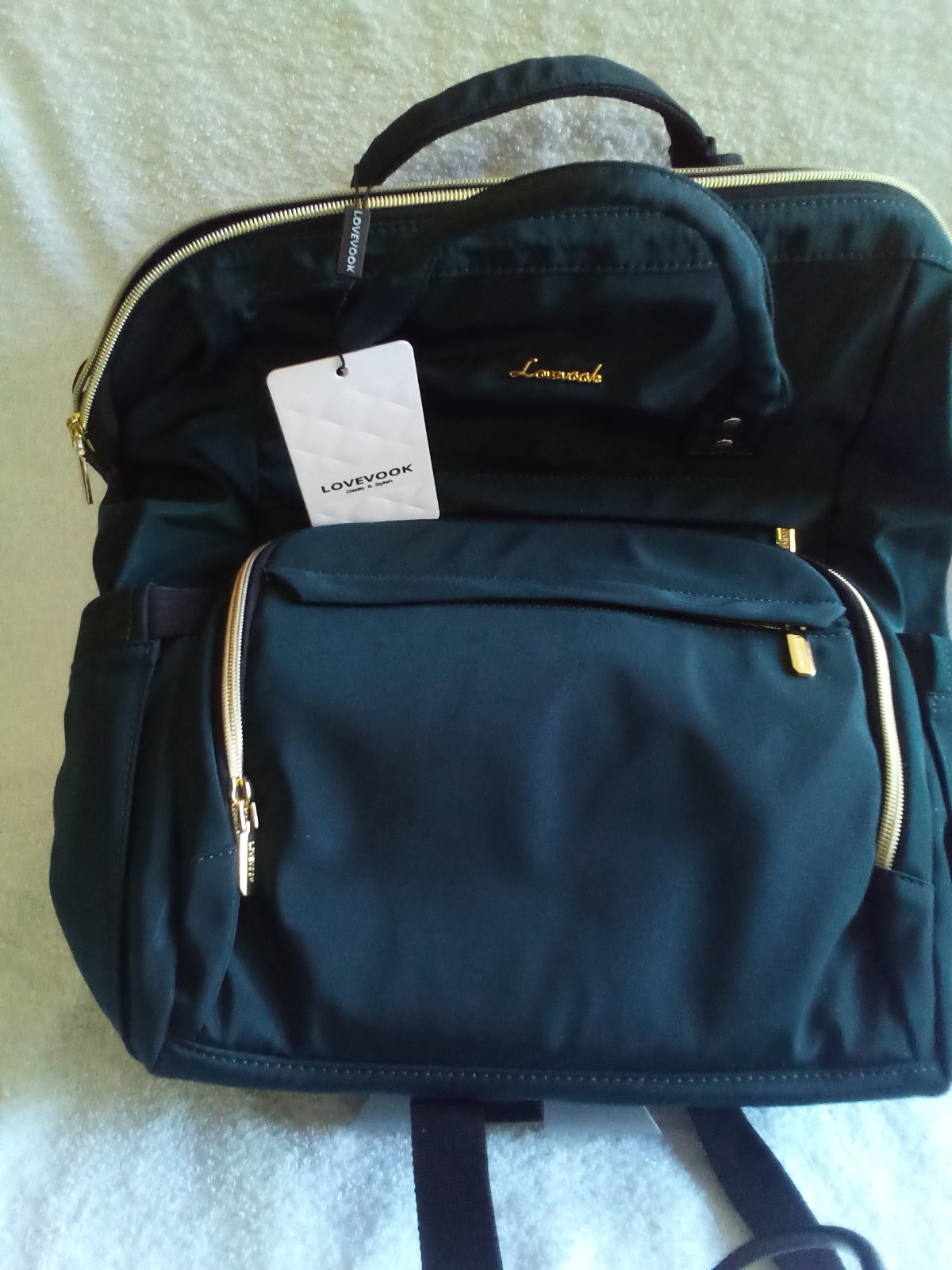 LOVEVOOK LAPTOP 15.6" WORK BACKPACK/CARRY-ON LAPTOP W\ USB PORT & 40 OZ SIDE H2O