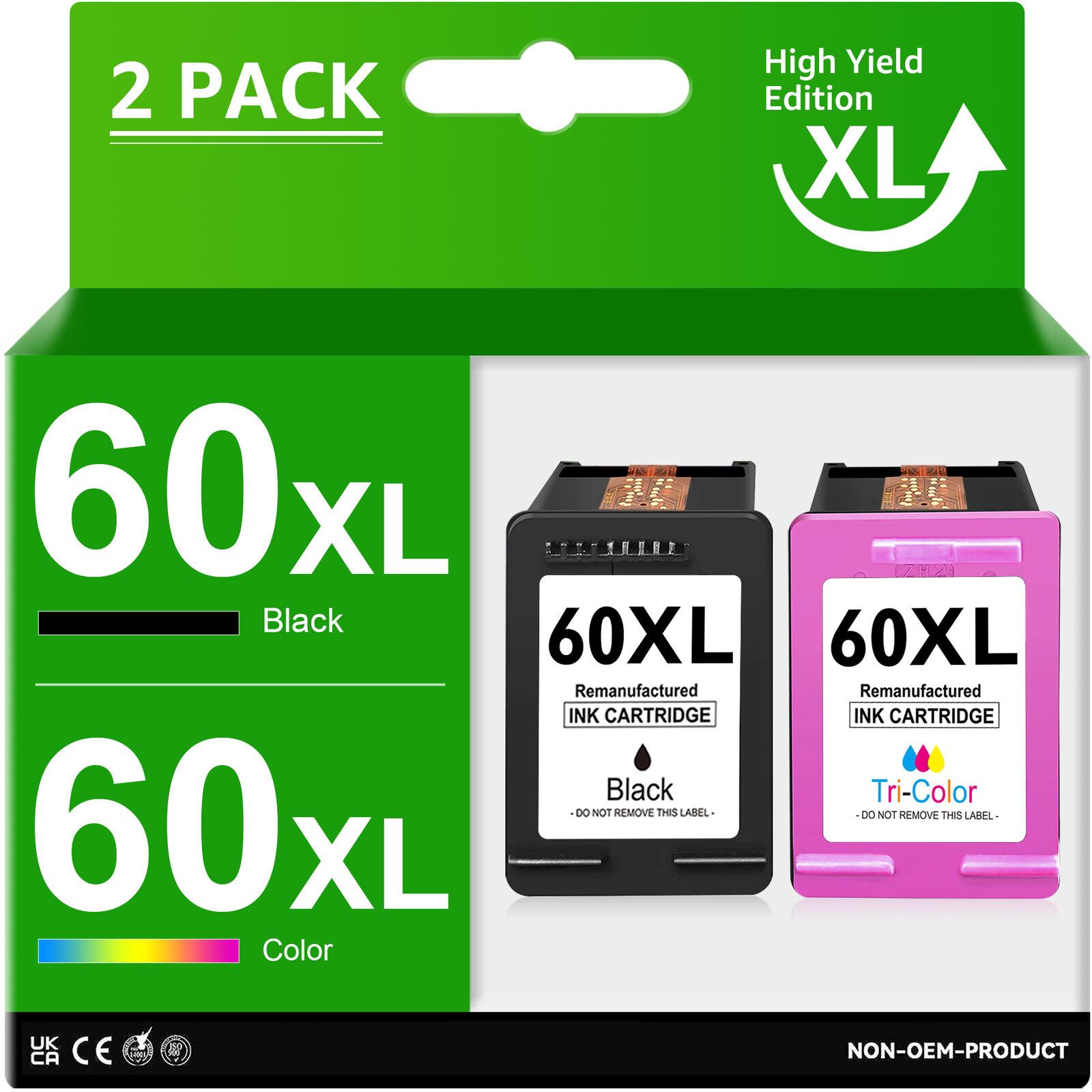 1-3PK 67XL 65XL 64XL 62XL 63XL 61XL 60XL BCMY Ink Cartridges For HP Printers Lot