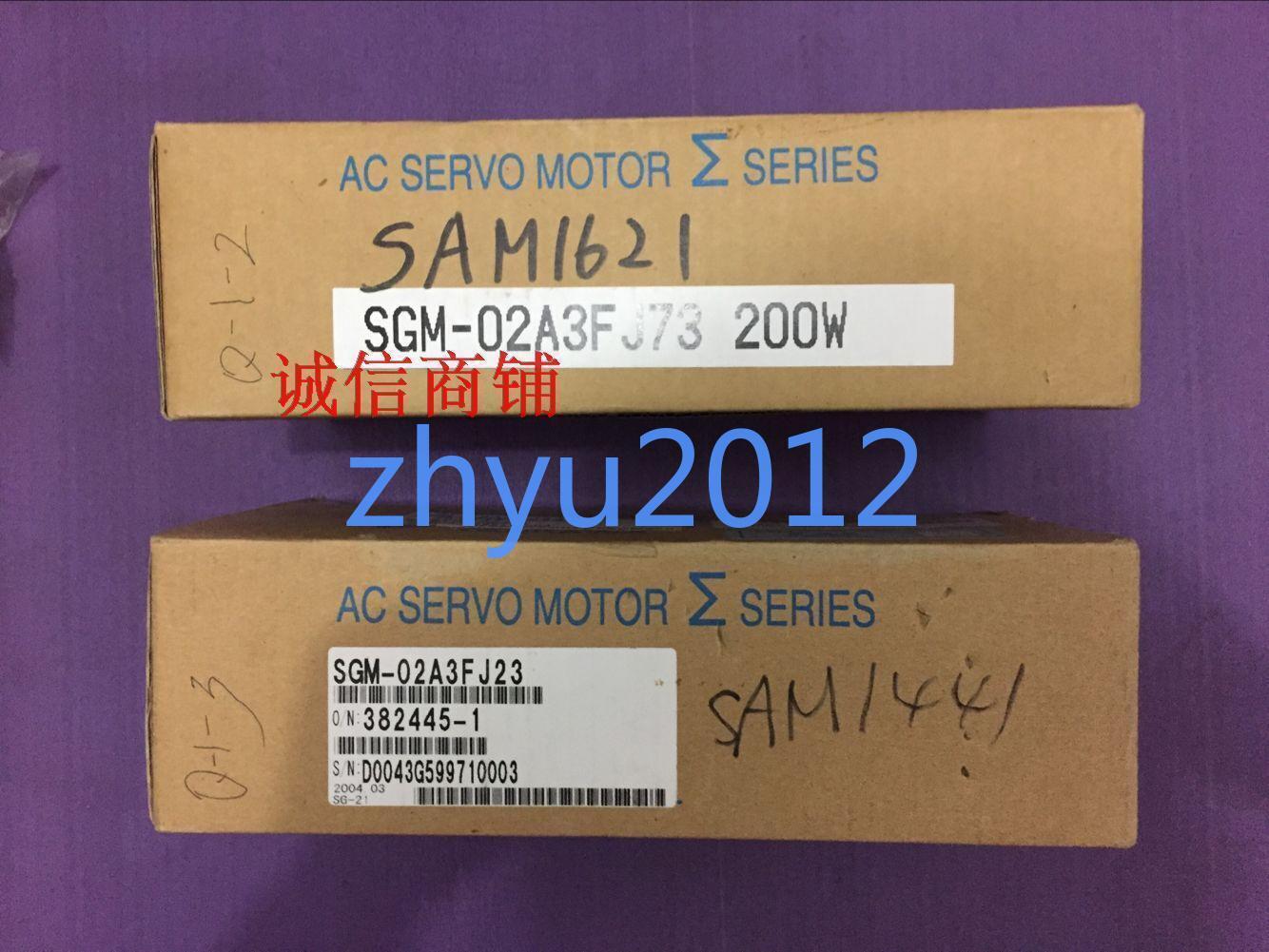 100% Test1PC NEW Servo SGM-02A3FJ73 (by DHL or Fedex )