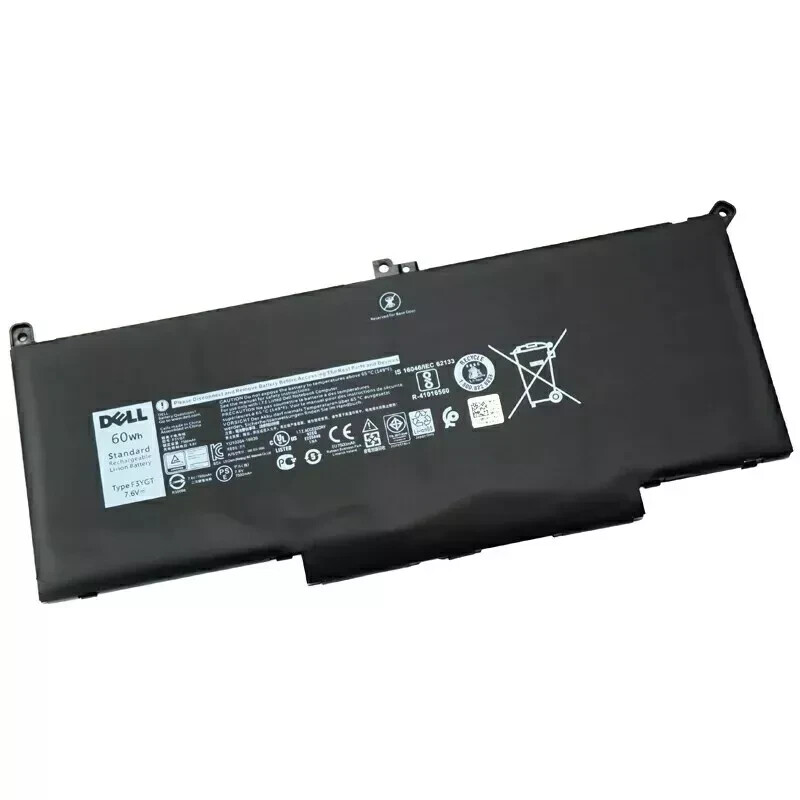 60WH Original F3YGT Battery For Dell Latitude E7280 E7480 13 7380 7390 DM3WC NEW